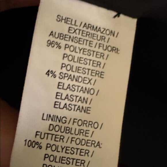 Kensie Black Satin Fitted Tuxedo Lined Blazer with Tails  M/L - Picture 16 of 16